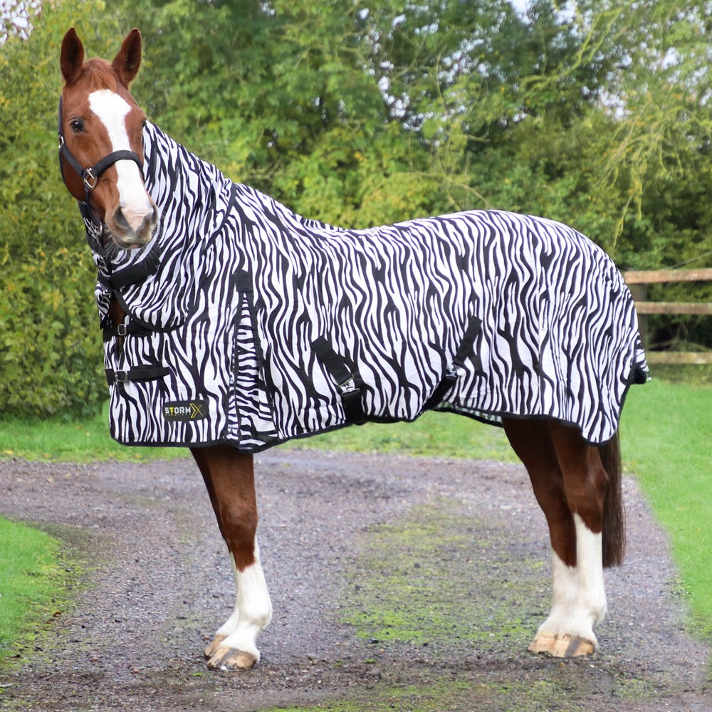 StormX Original Zebra Print Fly Rug